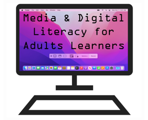 logo media & digital literacy Progetto Erasmus+ “Media & Digital Literacy for Adult Learners”